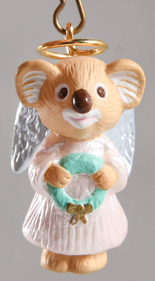 Nature's Angels-Miniature 1992-#3-Koala - Boxed by Hallmark Gold Crown-1