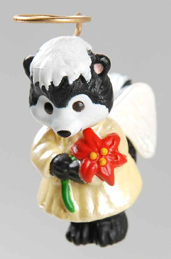 Nature's Angels-Miniature 1994-#5-Skunk - Boxed by Hallmark Gold Crown-1