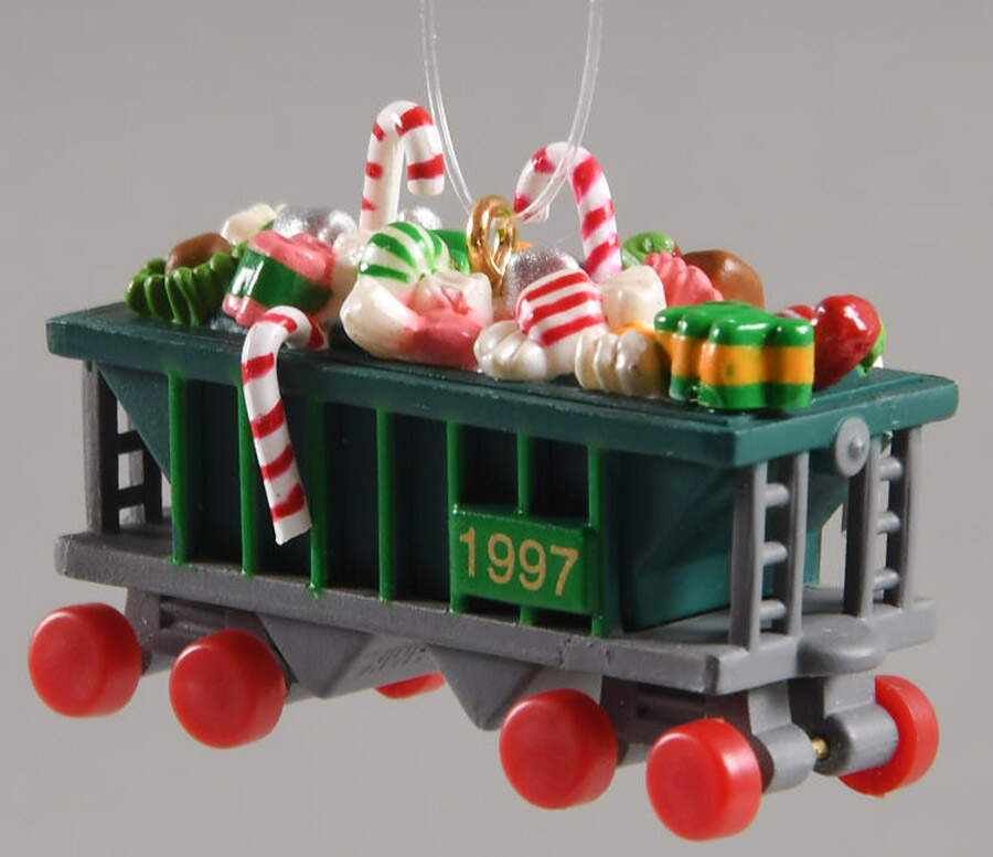 Noel Railroad-Miniature Candy Car - No Box by Hallmark Gold Crown-1