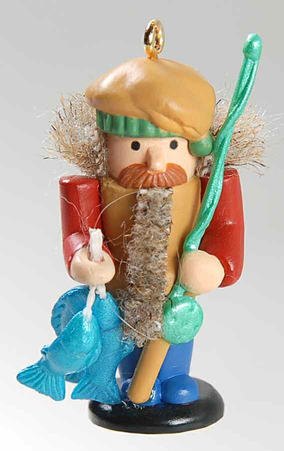 Nutcracker Guild-Miniature 1996-Fisherman - Boxed by Hallmark Gold Crown-1