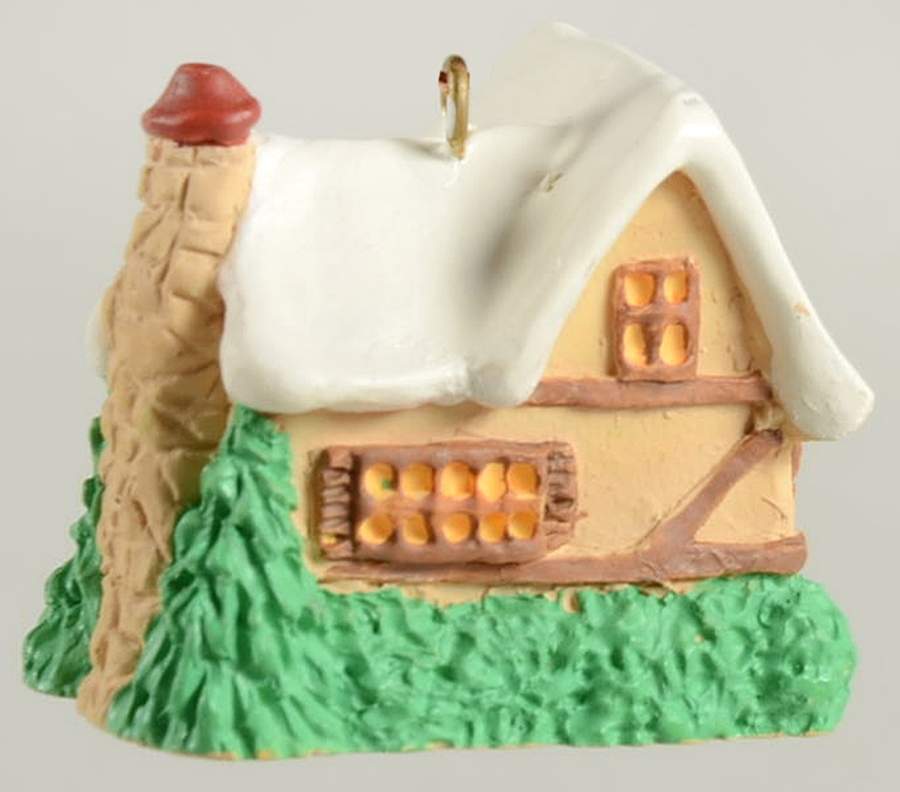 Old English Village-Miniature Tudor House - Boxed by Hallmark Gold Crown-1