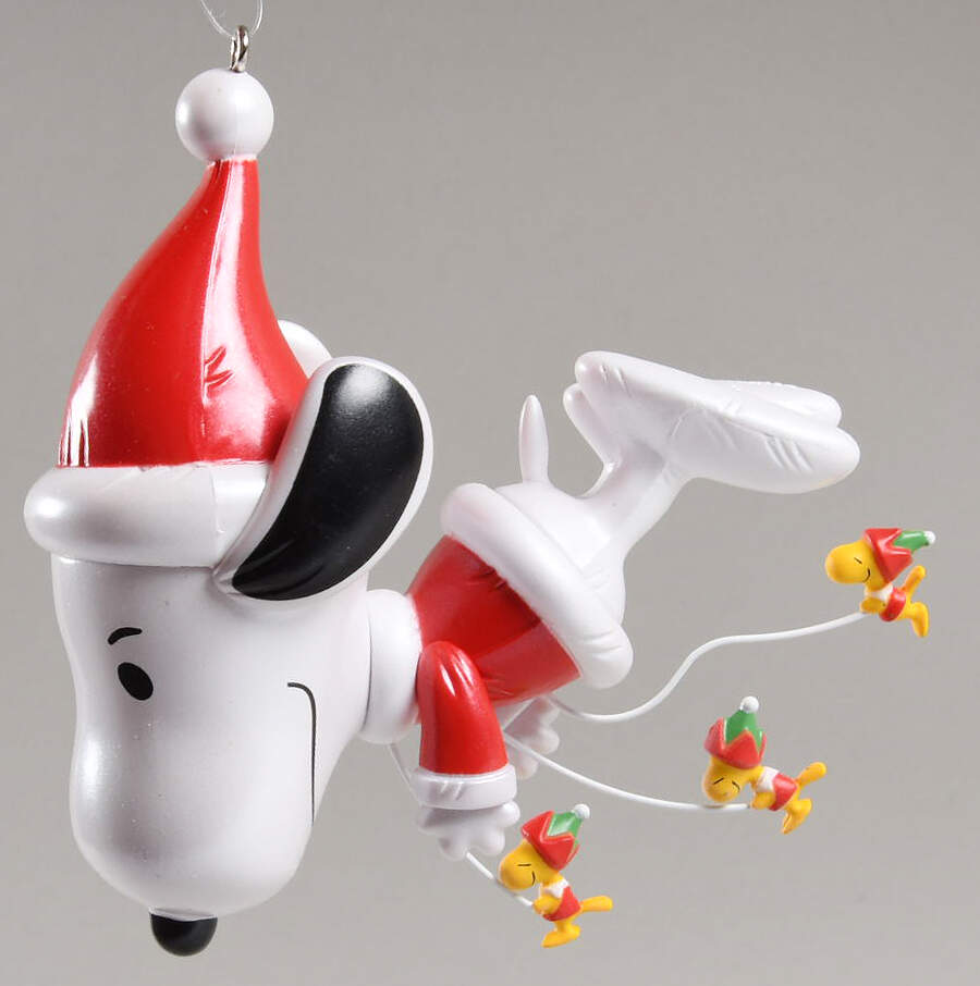 Peanuts Christmas Ornament Fly On, Snoopy! - Boxed by Hallmark Gold Crown-1