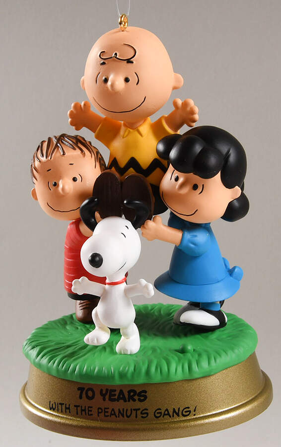 Peanuts Christmas Ornament You're A Good Man, Charlie Brown - Boxed by Hallmark Gold Crown-1