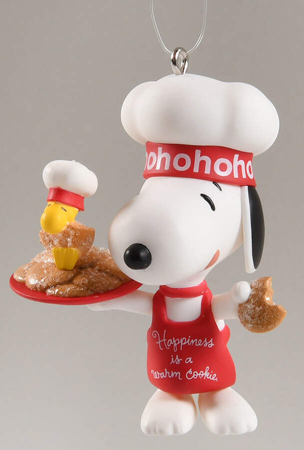 Peanuts Christmas Ornament Happiness Is A Warm Cookie - Boxed by Hallmark Gold Crown-1