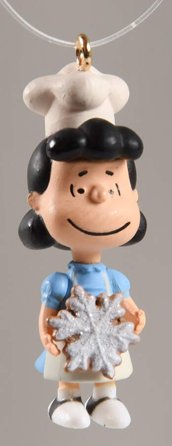 Peanuts Christmas Ornament Baker Lucy-Mini - Boxed by Hallmark Gold Crown-1