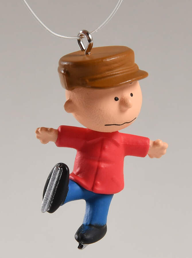 Peanuts Christmas Ornament Charlie Brown-Mini - Boxed by Hallmark Gold Crown-1