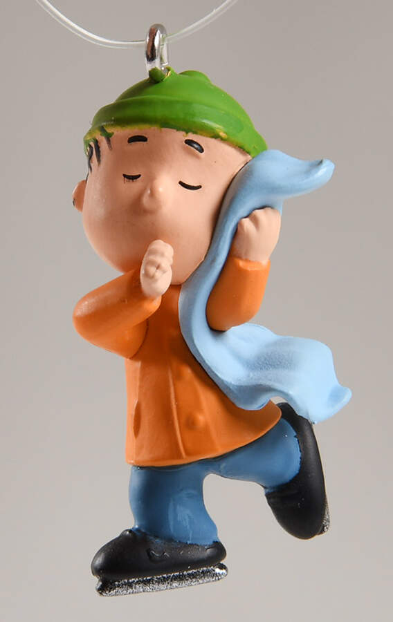 Peanuts Christmas Ornament Linus-Mini - Boxed by Hallmark Gold Crown-1
