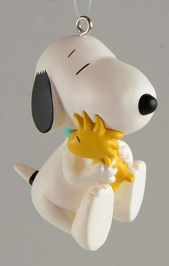 Peanuts Christmas Ornament A Snug Hug - Boxed by Hallmark Gold Crown-1