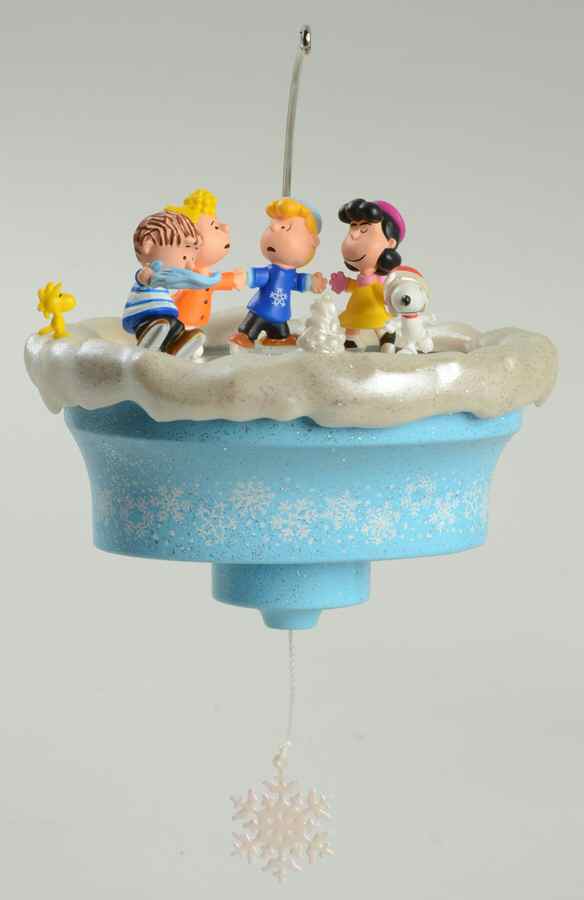 Peanuts Christmas Ornament Crack The Whip - Boxed by Hallmark Gold Crown-1