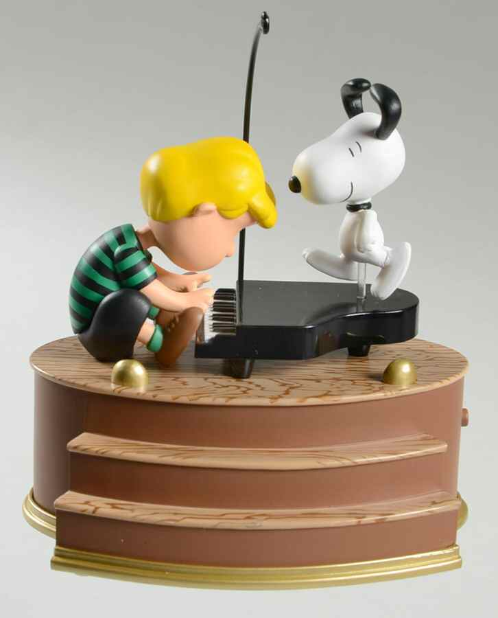Peanuts Christmas Ornament Love To Dance! - Boxed by Hallmark Gold Crown-1
