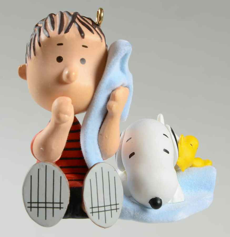 Peanuts Christmas Ornament Happiness Is... - No Box by Hallmark Gold Crown-1
