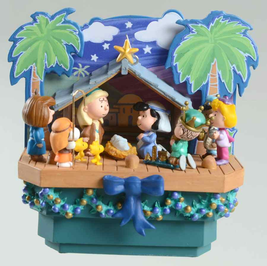 Peanuts Christmas Ornament Peanuts Christmas Pageant - Boxed by Hallmark Gold Crown-1