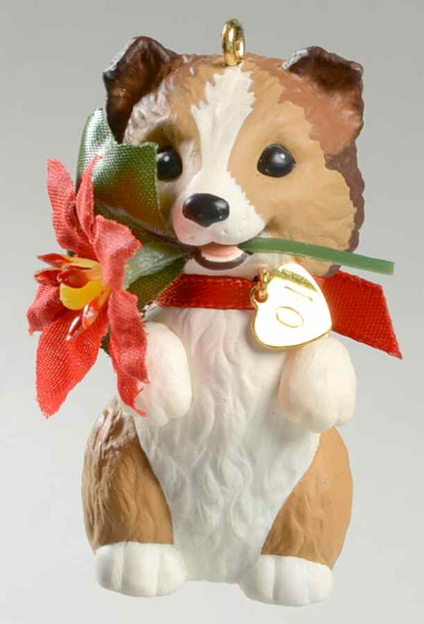 Puppy Love 2001-Sheltie - No Box by Hallmark Gold Crown-1
