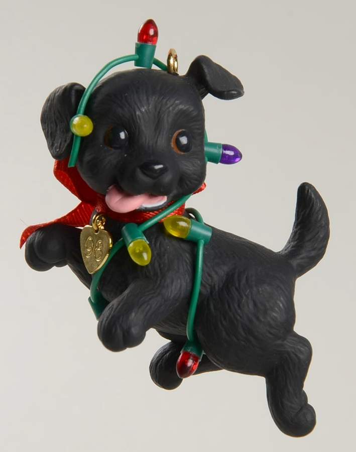 Puppy Love 1998-Black Lab - Boxed by Hallmark Gold Crown-1