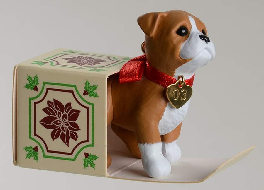 Puppy Love 2003-Boxer - No Box by Hallmark Gold Crown-1
