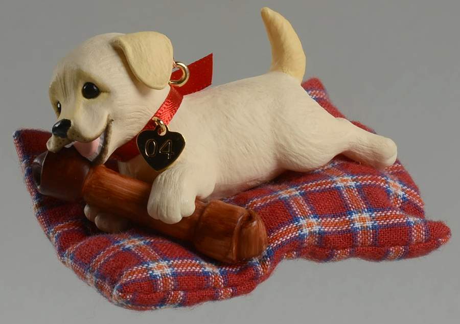 Puppy Love 2004-Lab Puppy - Boxed by Hallmark Gold Crown-1