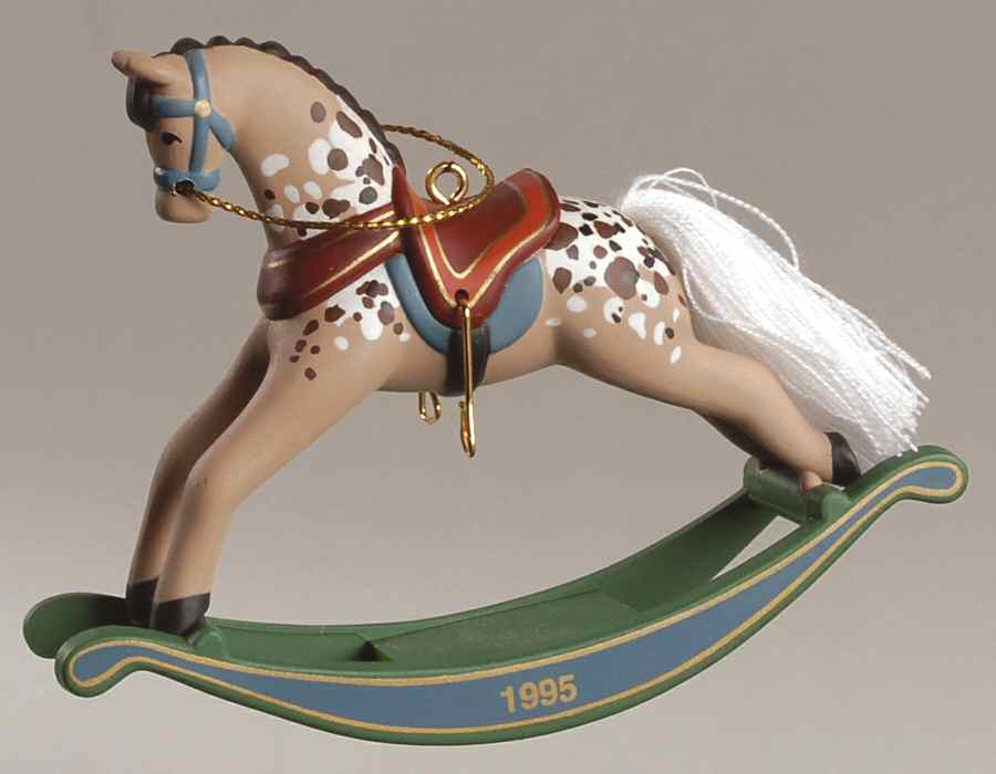 Rocking Horse 1995-Rocking Horse - No Box by Hallmark Gold Crown-1