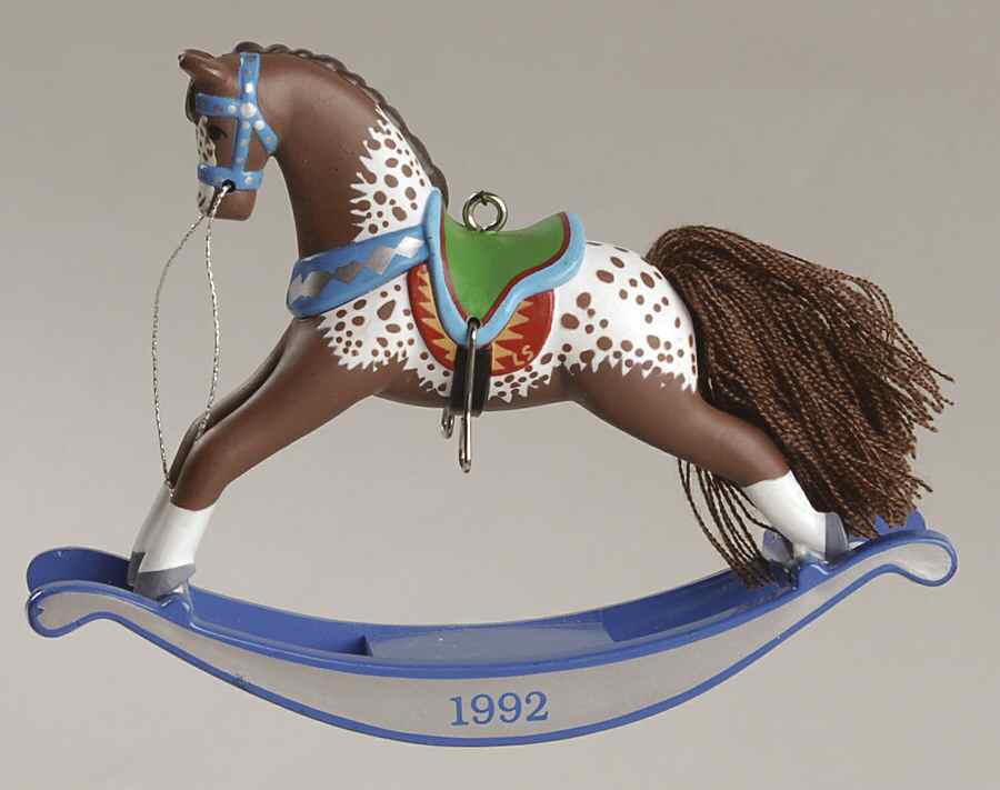 Rocking Horse 1992-Rocking Horse - No Box by Hallmark Gold Crown-1