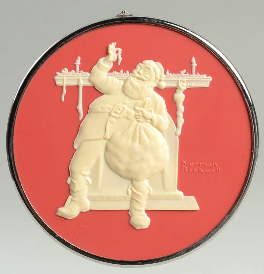 Norman Rockwell Filling The Stockings - Boxed by Hallmark Gold Crown-1