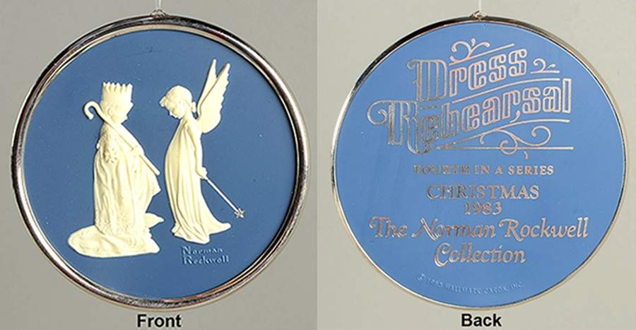 Norman Rockwell Dress Rehearsal - Boxed by Hallmark Gold Crown-1