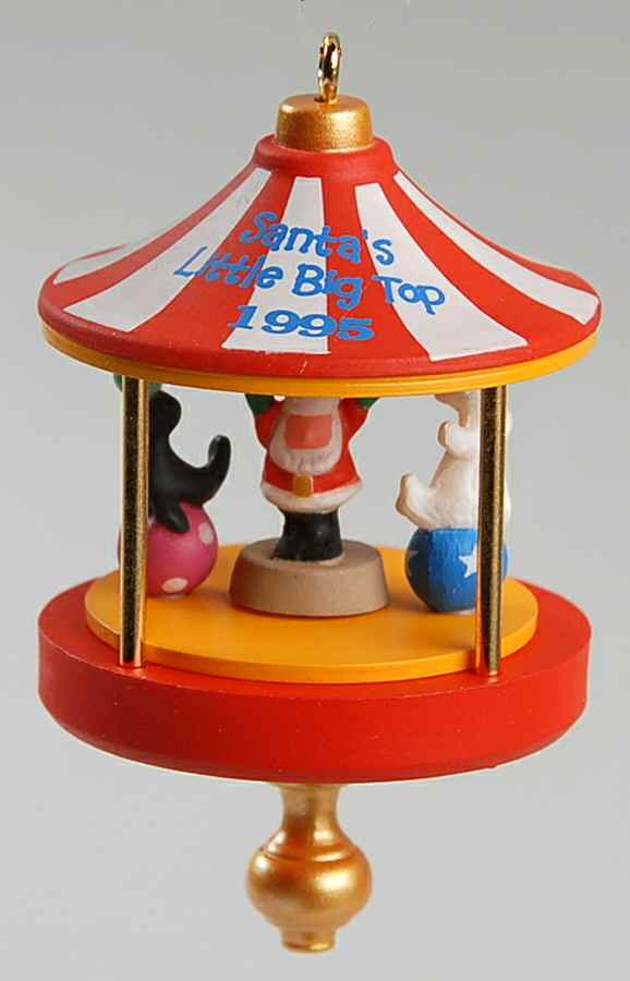 Santa's Little Big Top-Miniature Santa's Little Big Top #1 - No Box by Hallmark Gold Crown-1