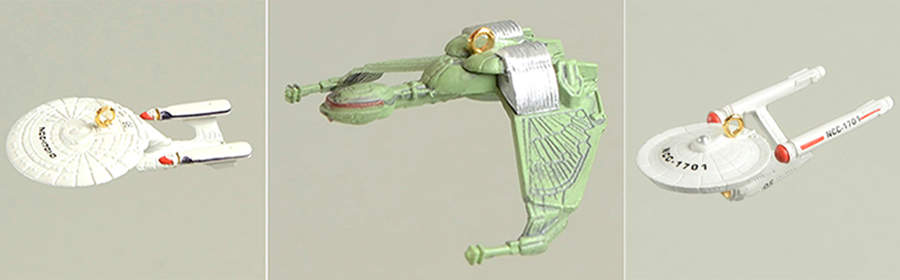 Star Trek The Ships Of Star Trek-Set Of 3 - Boxed by Hallmark Gold Crown-1