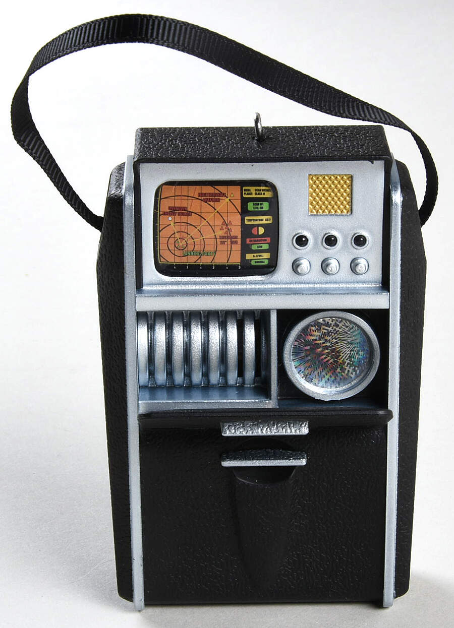 Star Trek Starfleet Tricorder - No Box by Hallmark Gold Crown-1