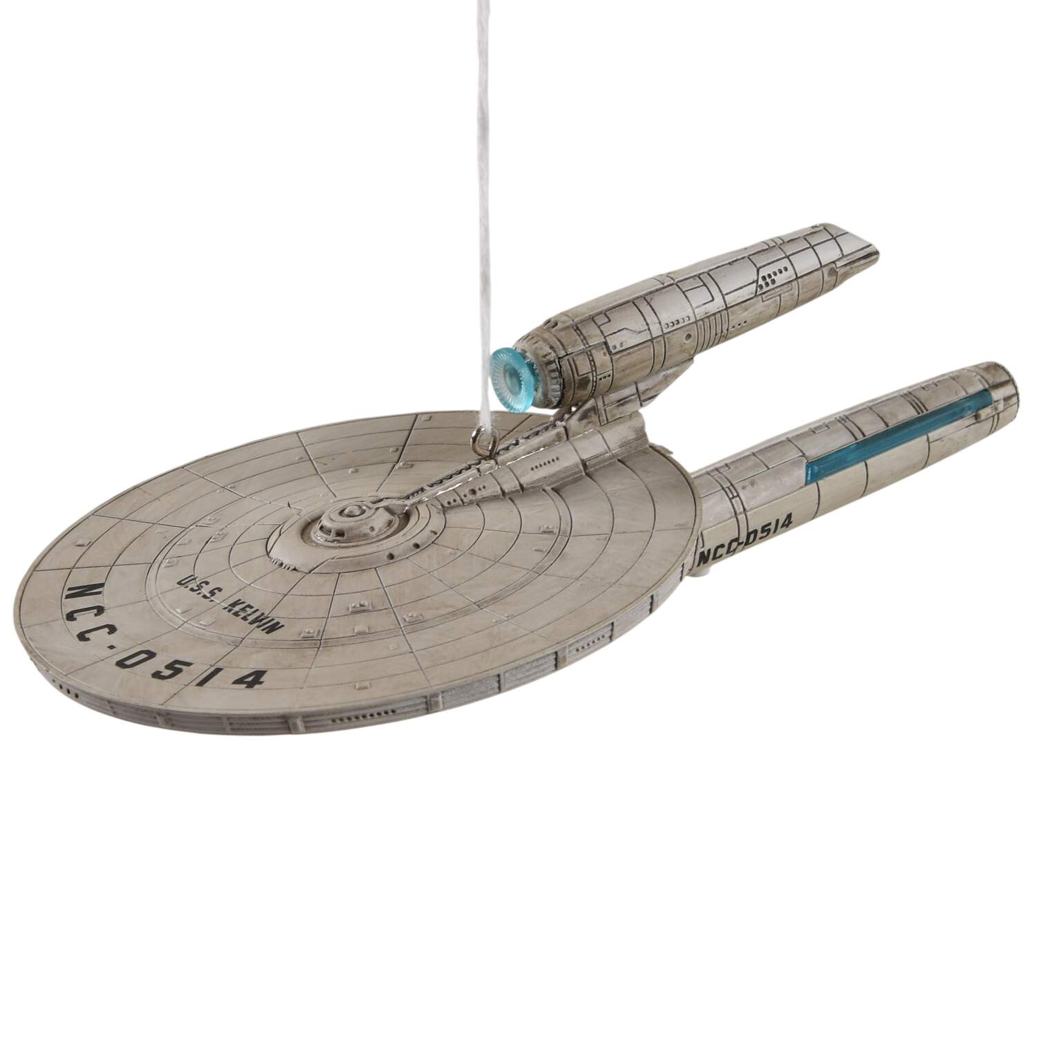 Star Trek Uss Kelvin-Lighted - No Box by Hallmark Gold Crown-1