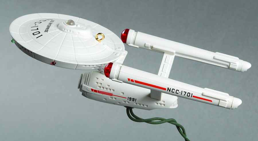 Star Trek Starship Enterprise - No Box by Hallmark Gold Crown-1