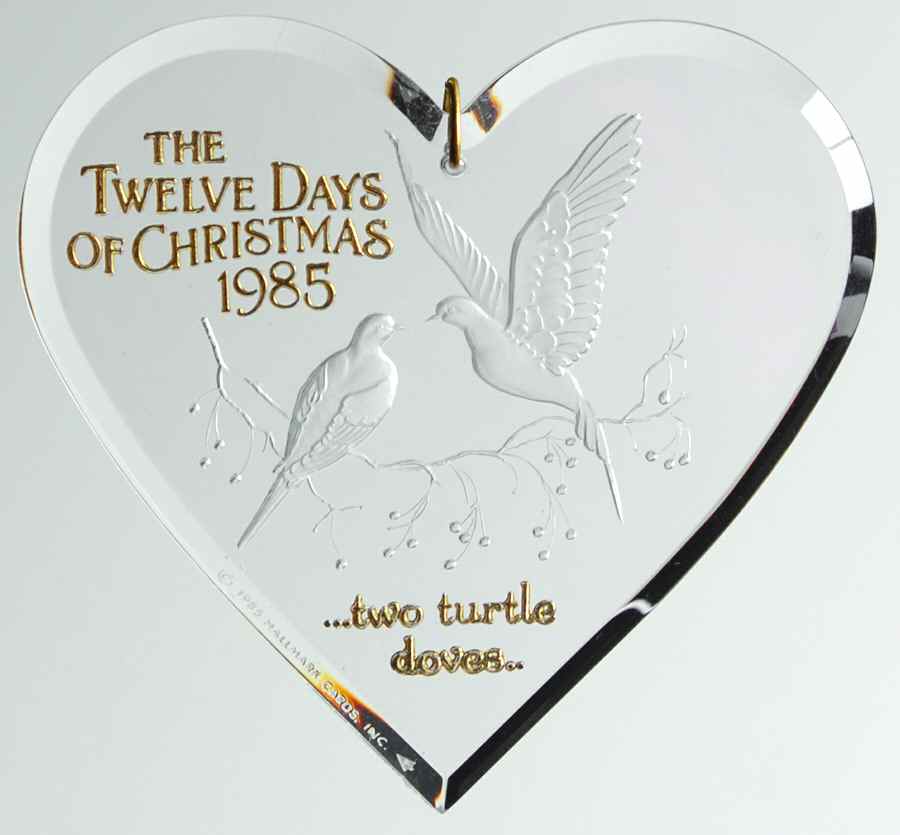 Twelve Days of Christmas Two Turtle Doves-1985 - Boxed by Hallmark Gold Crown-1