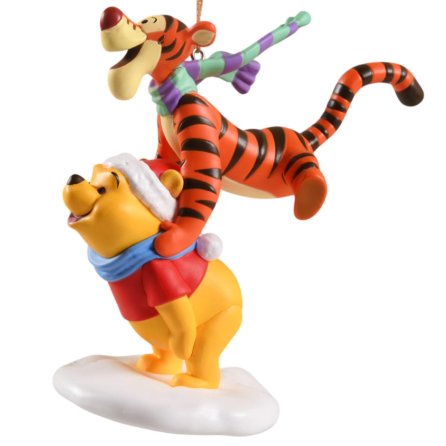 Winnie the Pooh Leapfrogging Friends - Boxed by Hallmark Gold Crown-1