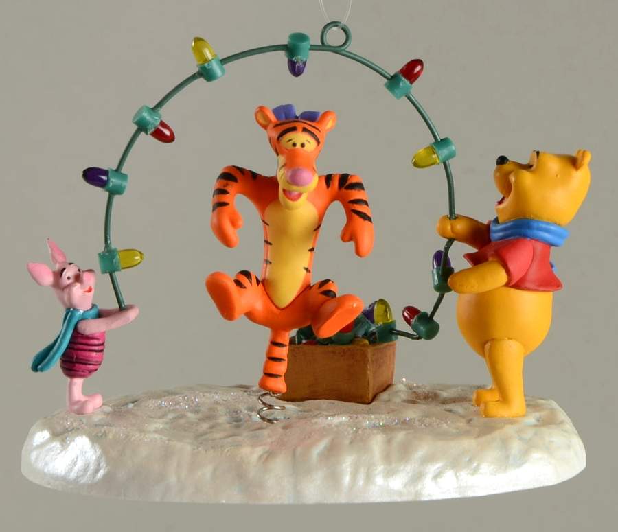 Winnie the Pooh Tigger's Bouncy Holiday - Boxed by Hallmark Gold Crown-1