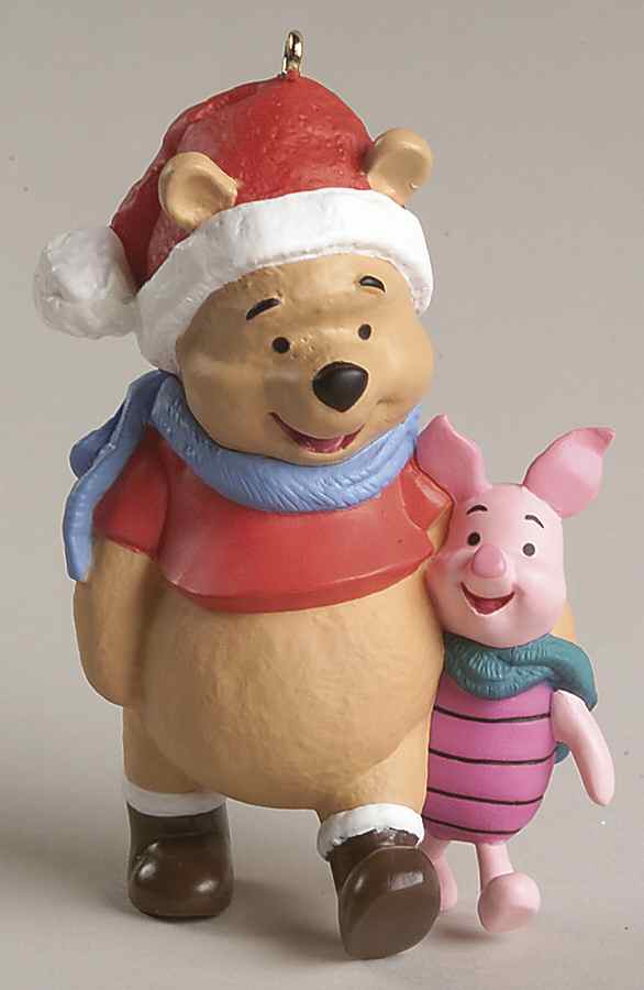 Winnie the Pooh Winnie The Pooh And Piglet  - Boxed by Hallmark Gold Crown-1