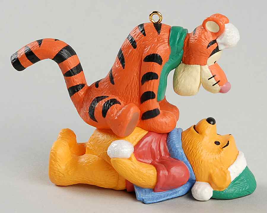 Winnie the Pooh Winnie The Pooh And Tigger - Boxed by Hallmark Gold Crown-1
