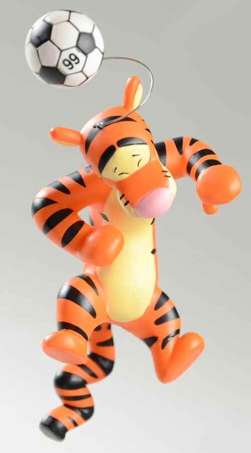 Winnie the Pooh Tigger Plays Soccer - Boxed by Hallmark Gold Crown-1