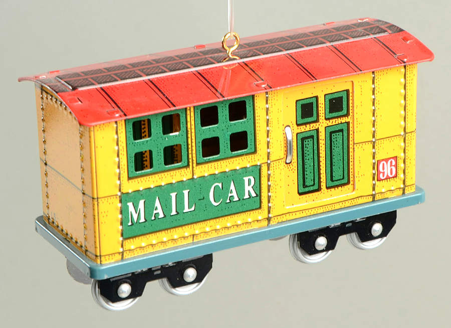 Yuletide Central 1996-Mail Car - Boxed by Hallmark Gold Crown-1