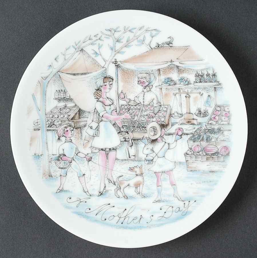 Mother's Day Plate To Market - Boxed by Haviland-1