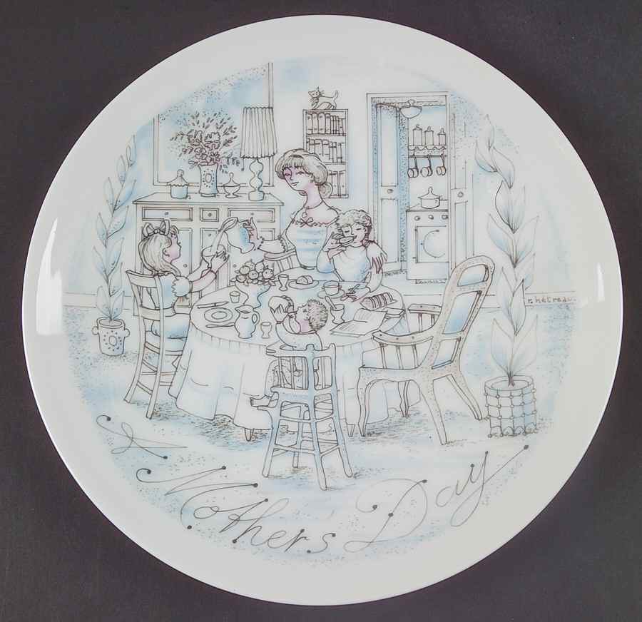Mother's Day Plate Breakfast - With Box by Haviland-1