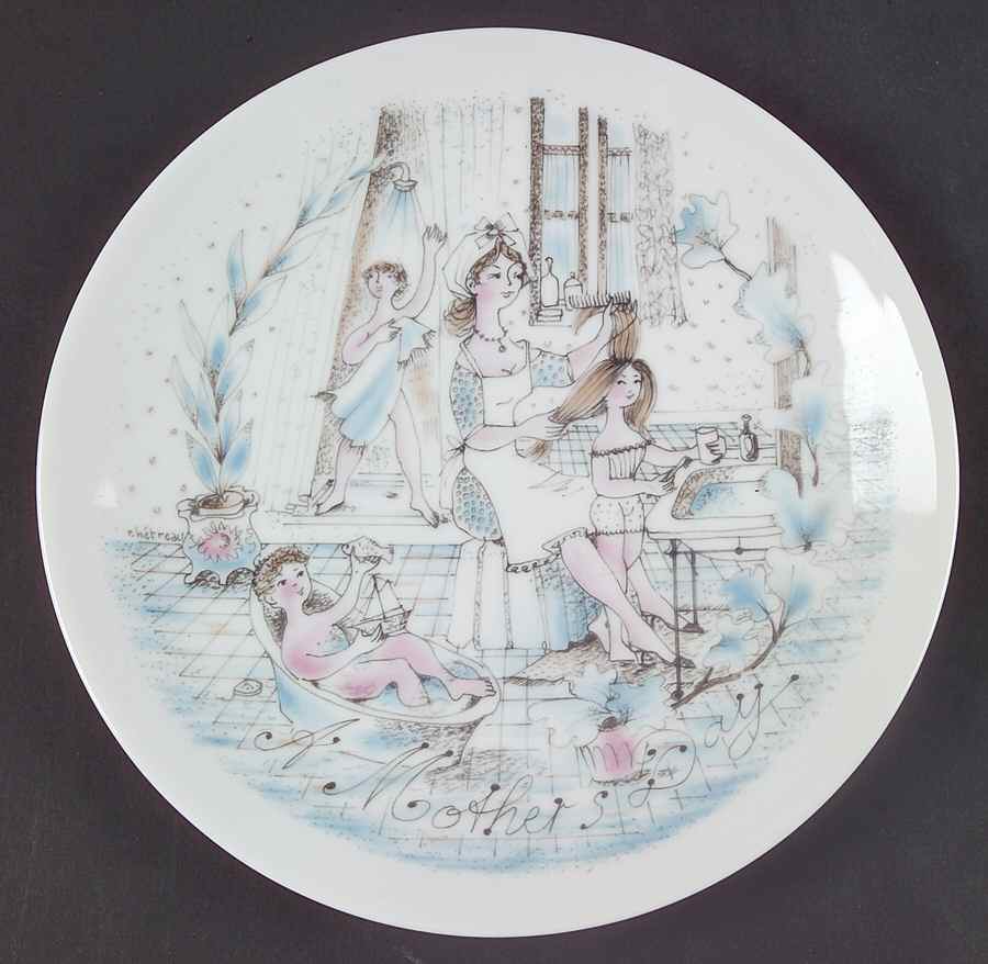 Mother's Day Plate Wash Before Dinner - Boxed by Haviland-1