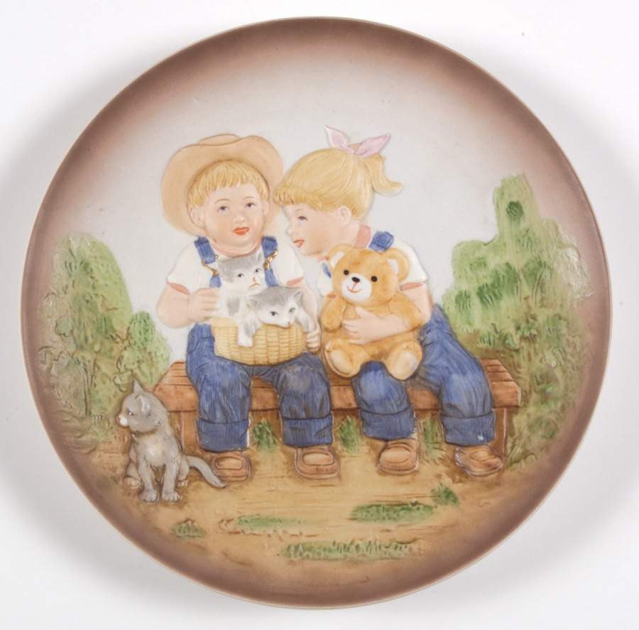 Denim Days Sunny Day-Collector Plate - No Box by Homco-1