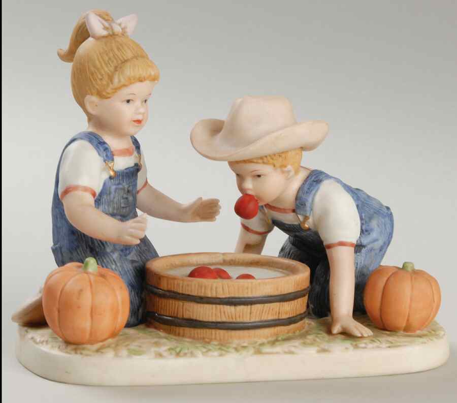 Denim Days Bobbing For Apples - No Box by Homco-1