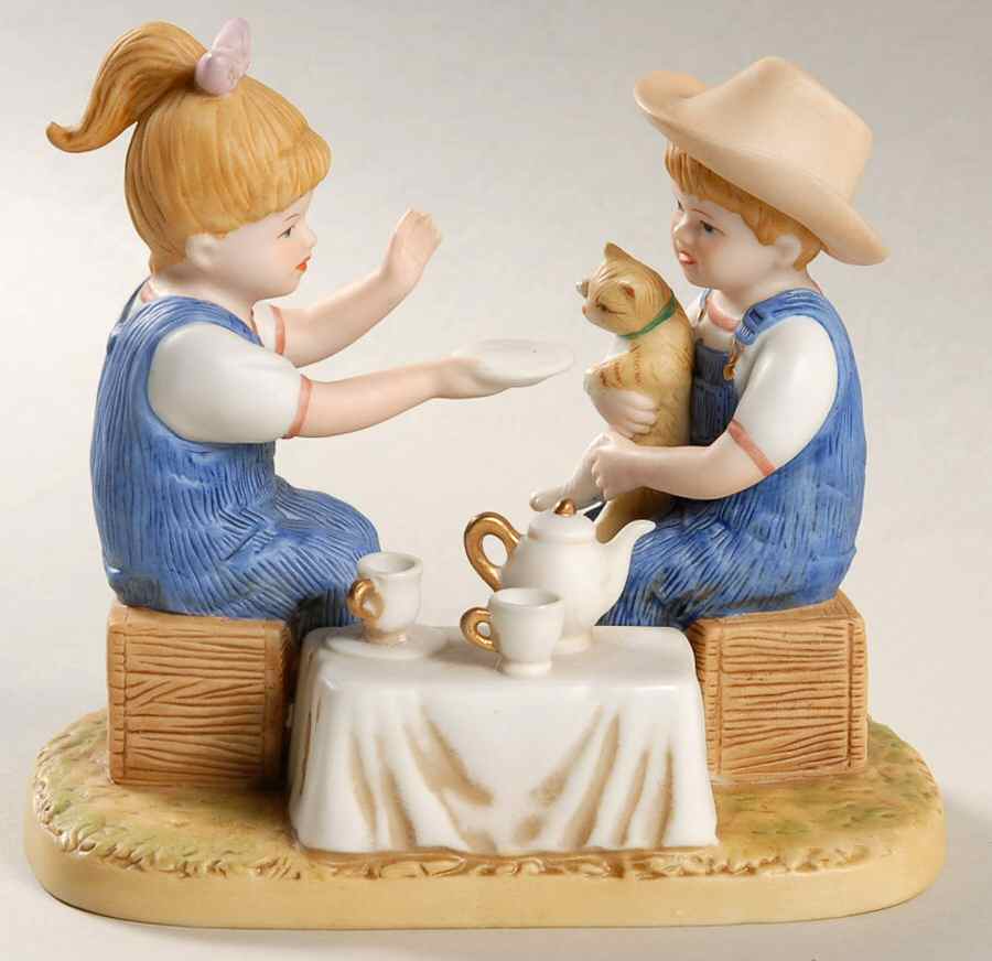 Denim Days Debbie's Afternoon Tea - No Box by Homco-1