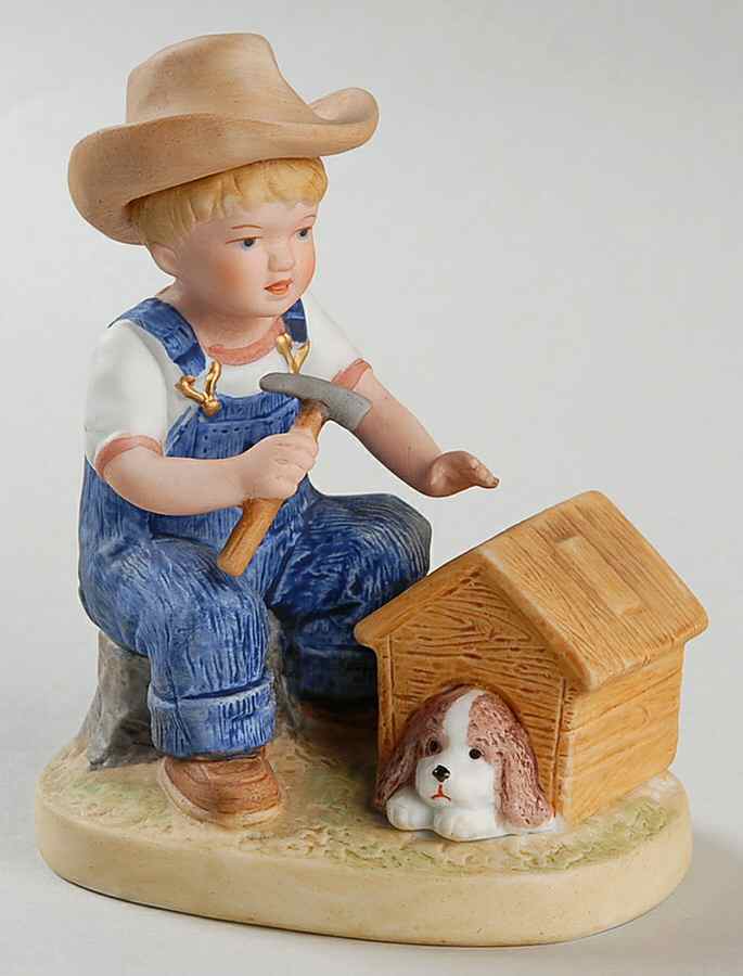 Denim Days Boy Doghouse - No Box by Homco-1