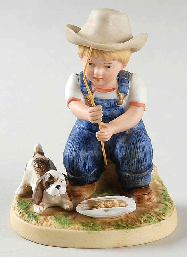 Denim Days After Chores-Danny And Dog - No Box by Homco-1