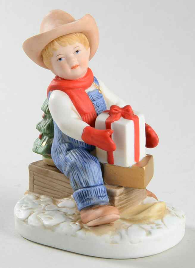 Denim Days Holiday Sleds-Danny  - No Box by Homco-1