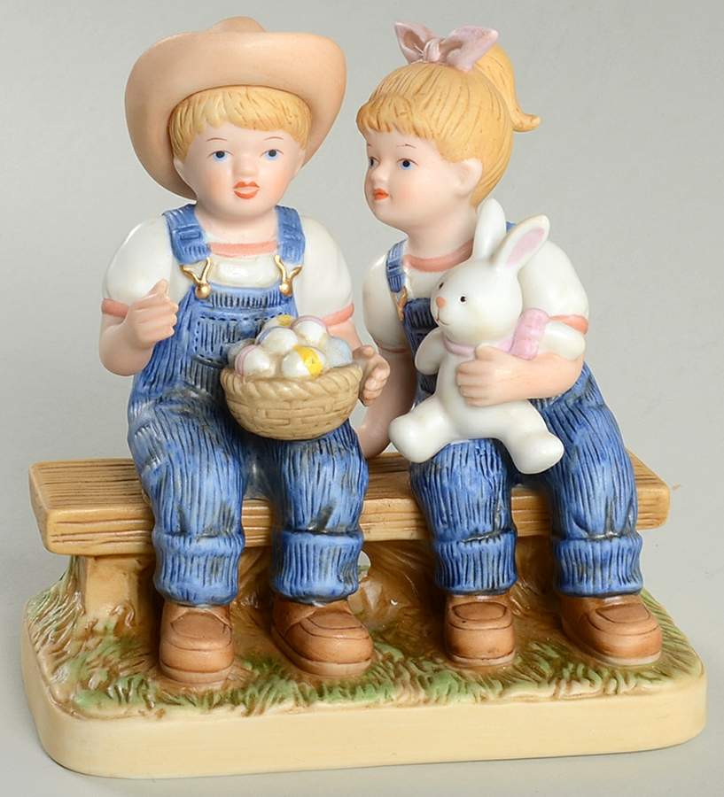 Denim Days Easter Joy - No Box by Homco-1