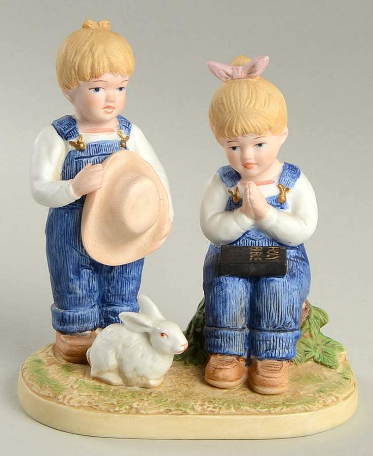Denim Days Jesus Loves Us - No Box by Homco-1