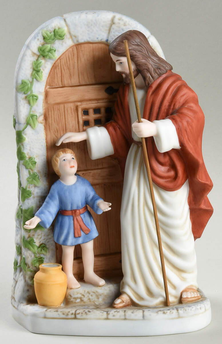 Greatest Story Ever Told Jesus At The Door - No Box by Homco-1