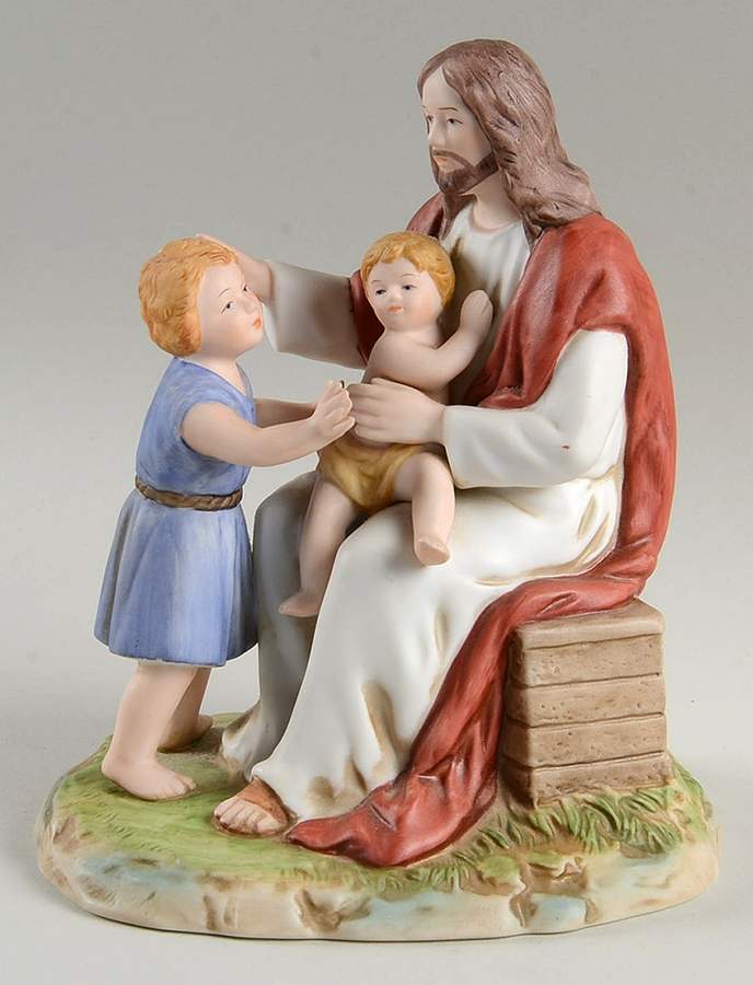 Greatest Story Ever Told Jesus Loves The Little Children - No Box by Homco-1