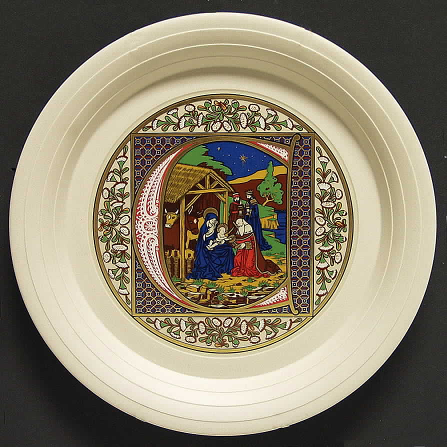 Hornsea Christmas Plate C-Christmas Night - No Box by Hornsea-1